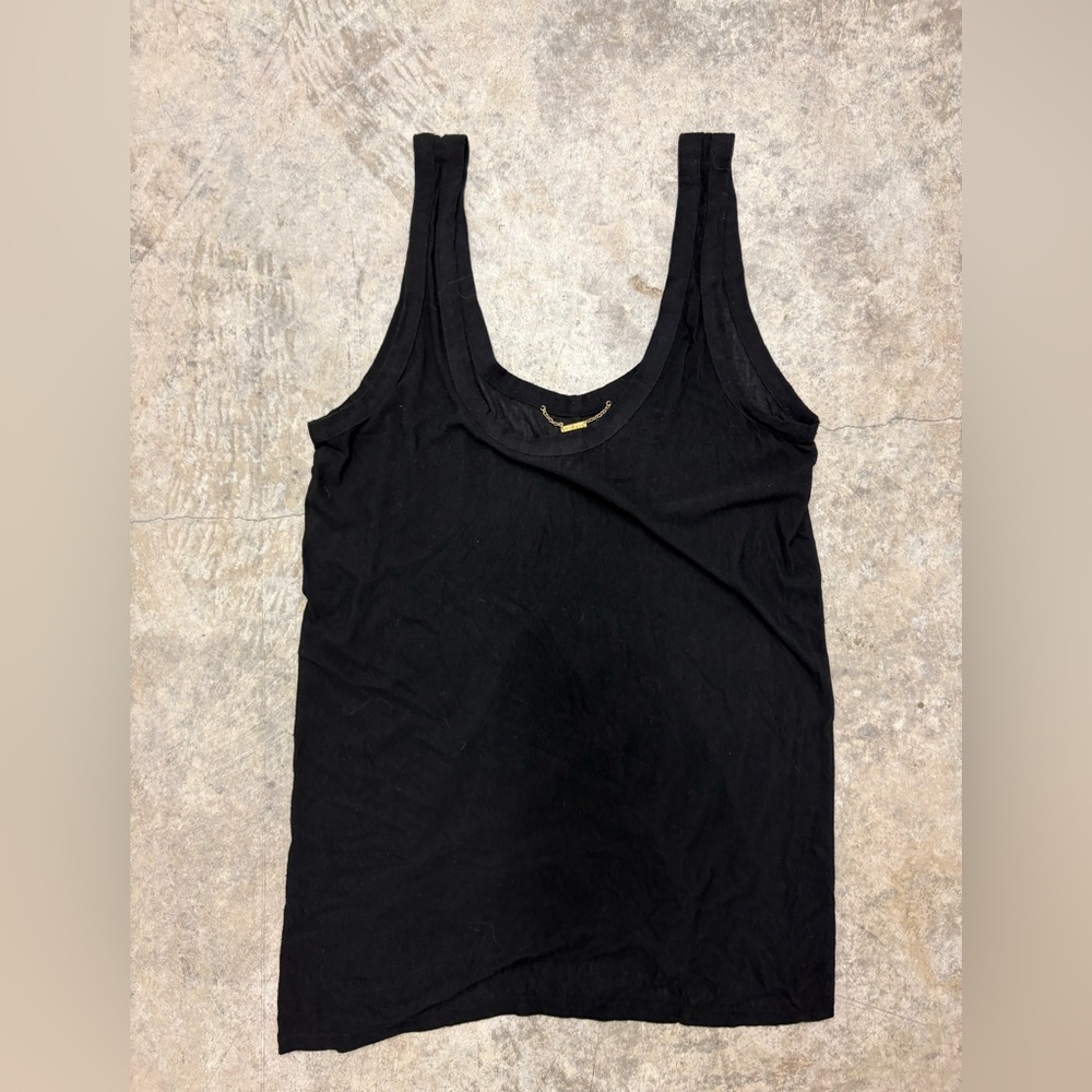The Row Black Fitted Sleeveless‎ Tank Top